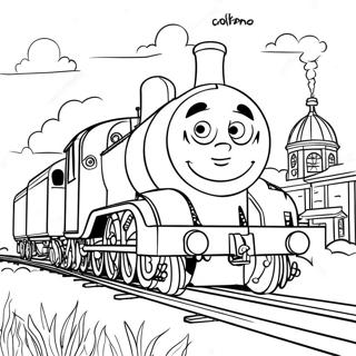 Pagina Para Colorir Henry A Locomotiva Verde 63230-52339