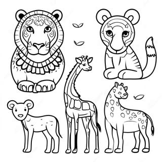 Pagina Para Colorir Animais Africanos 63239-52355