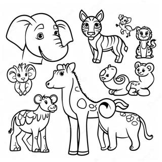 Pagina Para Colorir Animais Africanos 63239-52356