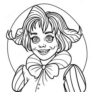 Pagina Para Colorir Lydia Deetz Do Beetlejuice 63259-52359