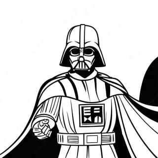 Pagina Para Colorir Darth Vader Com Sabre De Luz 632-506