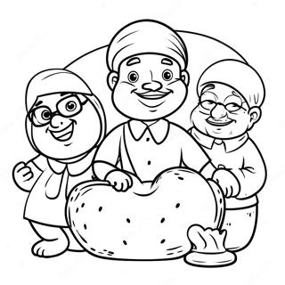 Pagina Para Colorir Da Familia Provedora Feliz 63370-52450