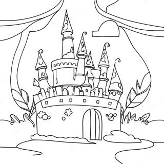 Pagina Para Colorir Castelo Magico De Unicornio 63440-52493