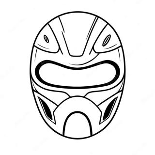 Pagina Para Colorir Mascara Colorida De Power Ranger 63450-52512