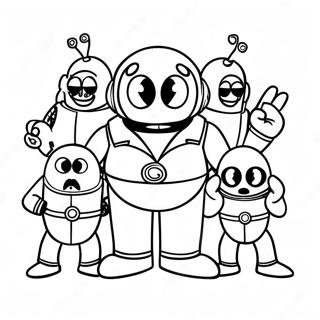 Pagina Para Colorir Dr Robotnik Malvado Com Minions Robos 63470-52558