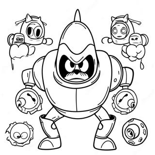 Pagina Para Colorir Dr Robotnik Malvado Com Minions Robos 63470-52560