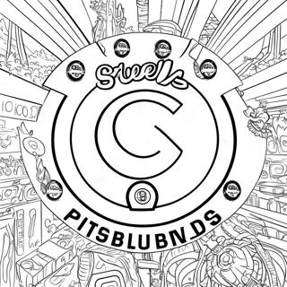 Pagina Para Colorir Do Logo Do Pittsburgh Steelers 6354-5169