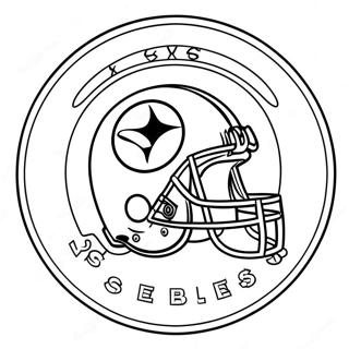 Pagina Para Colorir Do Logo Do Pittsburgh Steelers 6354-5172