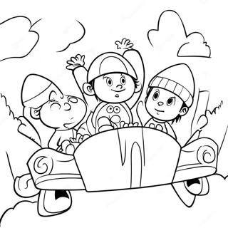 Pagina Para Colorir Da Aventura Do Noddy E Amigos 63560-52601