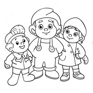 Pagina Para Colorir Da Aventura Do Noddy E Amigos 63560-52602