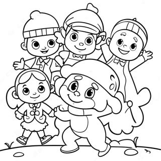 Pagina Para Colorir Da Aventura Do Noddy E Amigos 63560-52603