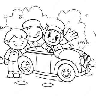 Pagina Para Colorir Da Aventura Do Noddy E Amigos 63560-52604