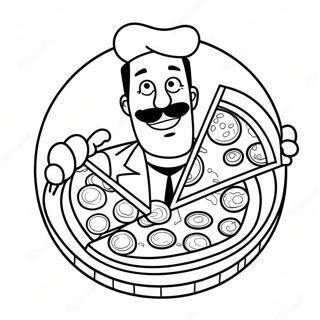 Pagina Para Colorir Do Tio Avo Com Pizza 63610-52631