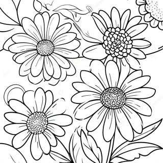 Pagina Para Colorir Da Flor Crisantemo 63629-52642