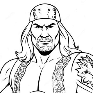 Pagina Para Colorir Facil Da Wwe 6364-5083