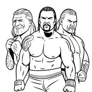 Pagina Para Colorir Dos Superstars Da Wwe Em Acao 6365-5087