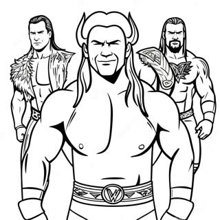 Pagina Para Colorir Dos Superstars Da Wwe Em Acao 6365-5182