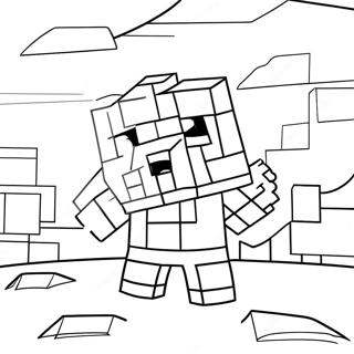 Pagina Para Colorir De Piglin Do Minecraft 63669-52674