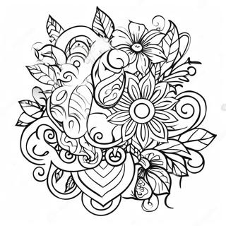 Pagina Para Colorir Designs De Tatuagem Realistas 63739-52733