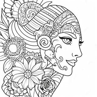 Pagina Para Colorir Designs De Tatuagem Realistas 63739-52736