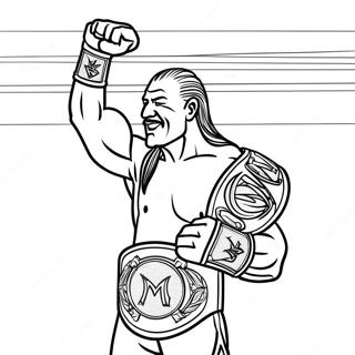 Pagina Para Colorir Do Campeao Da Wwe 6375-5095