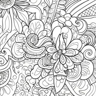 Pagina Para Colorir Arte Posca Vibrante 63780-52753