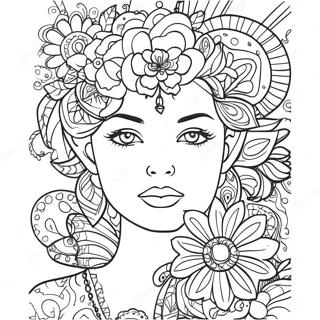 Pagina Para Colorir Arte Posca Vibrante 63780-52756