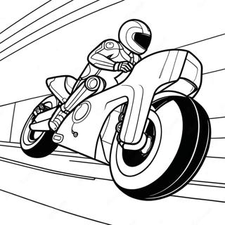 Pagina Para Colorir Da Corrida De Motos Do Tron 63820-52795