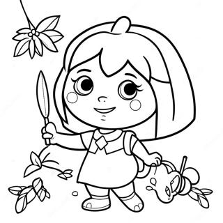 Dora Halloween Páginas Para Colorir