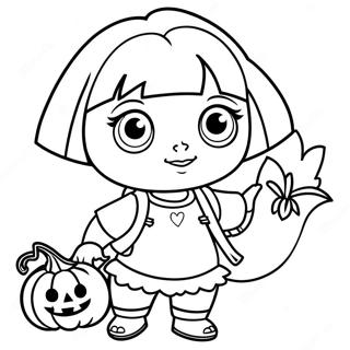 Pagina Para Colorir Da Dora No Halloween 63849-52815