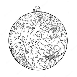 Pagina Para Colorir Ornamento De Natal Festivo 63910-52867