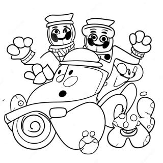 Pagina Para Colorir Dos Numberjacks 64119-53034