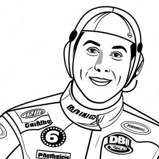 Pagina Para Colorir Do Carro De Corrida De Kyle Busch 64169-53070