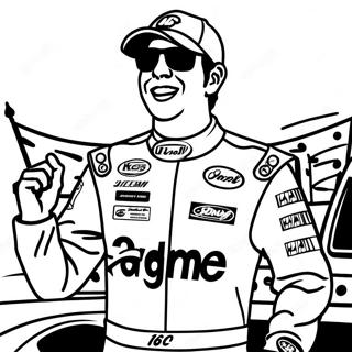 Pagina Para Colorir De Kyle Busch Na Vitoria 64170-53080