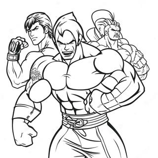 Pagina Para Colorir Do Tekken 64189-53087