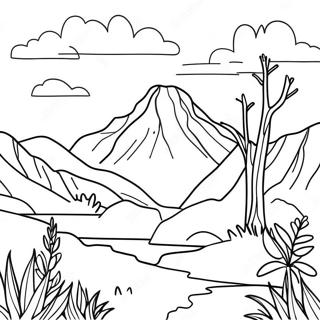 Pagina Para Colorir Da Paisagem Da Nova Zelandia 64199-53096