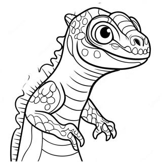 Pagina Para Colorir Homem Lagarto Em Desenho Animado 64280-53149