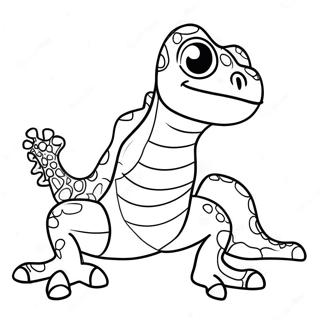 Pagina Para Colorir Homem Lagarto Em Desenho Animado 64280-53151