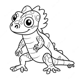 Pagina Para Colorir Homem Lagarto Em Desenho Animado 64280-53152