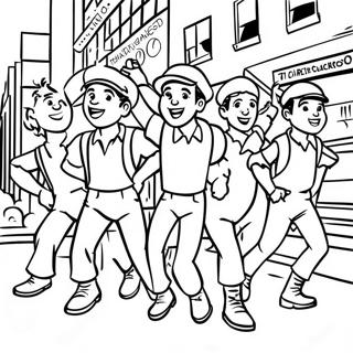 Pagina Para Colorir Personagens De Newsies Em Acao 64290-53170