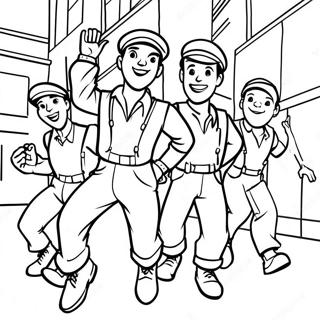 Pagina Para Colorir Personagens De Newsies Em Acao 64290-53172