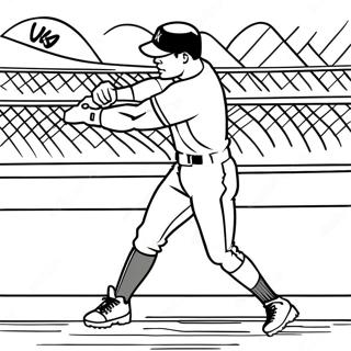 Pagina Para Colorir Do Ken Griffey Jr Batendo Com O Bastao 64330-53200