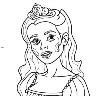 Pagina Para Colorir Da Princesa Zumbi 64390-53234