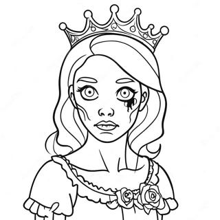 Pagina Para Colorir Da Princesa Zumbi 64390-53236