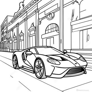 Ford Gt Páginas Para Colorir