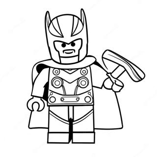 Pagina Para Colorir Lego Thor Com Martelo 64531-53355