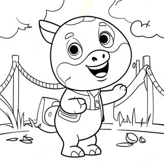 Pagina Para Colorir Do Pablo Backyardigans 64600-53406