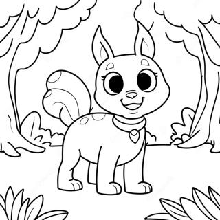 Pagina Para Colorir Sunny Starscout Em Uma Floresta Magica 64641-53443