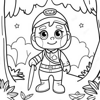 Pagina Para Colorir Sunny Starscout Em Uma Floresta Magica 64641-53444