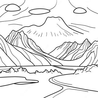 Pagina Para Colorir Paisagem Da Islandia 64650-53446